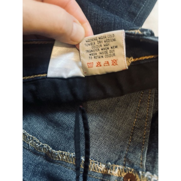 Adriano Goldschmied 30R Jean W/ Orange Piping,  Front Pocket & Ankle Zippers - Picture 7 of 9